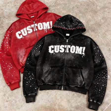 Rhinestone Hoodie
